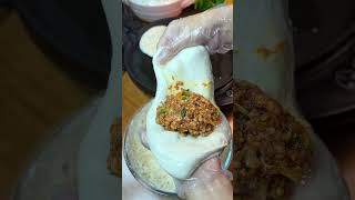 The leavened bread is fragrant and soft streetfood delicious satisfyingvideo [upl. by Arimihc]